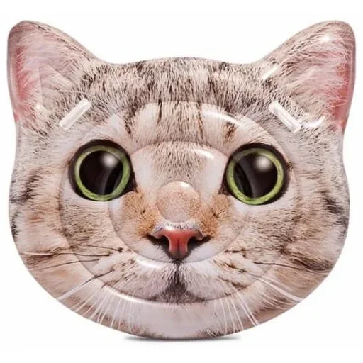 "Cat Face Katzen Luftmatratze 147 x 135 cm image"