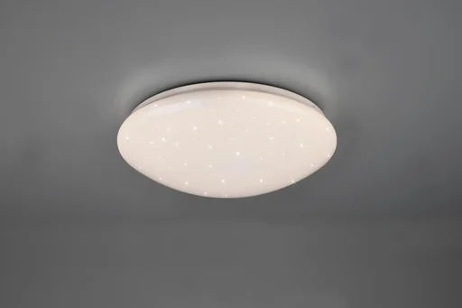 "LED-Deckenleuchte LUKIDA, 18 W, 3000-6000K, 2000 lm, D.38xH.10,5cm, dimmbar, Fernbedienung, Farbe weiß image"