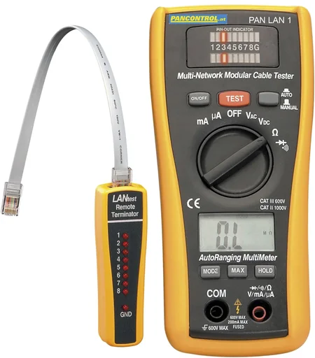 "PAN LAN1 - LAN Tester und Digitalmultimeter image"