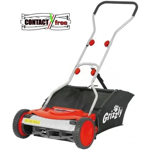 "Hand-Schubrasenmäher mit 40L Fangsack - 38cm Schnittbreite - HRM38 image"