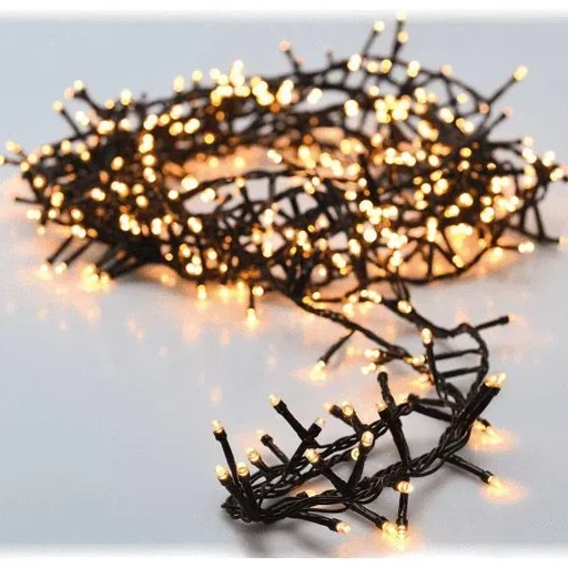 "Weihnachtsbaumbeleuchtung 11 Meter - 560LED - Für Innen und Außen - Warmweiß image"