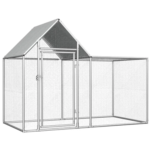 "Hühnerstall 2x1x1,5 m Stahl verzinkt image"