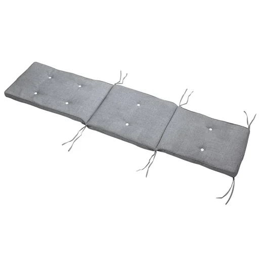 "Liegekissen - Grau meliert - 186x42x5 cm image"