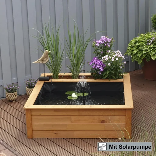 "Hochteich mit seitlicher Pflanzzone Solar image"