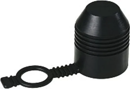 "Anhänger Kupplungskappe schwarz Gummi image"