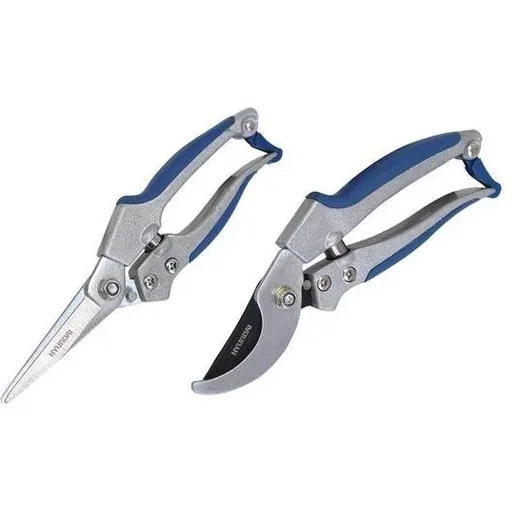 "2-teiliges Aluminium-Scheren-Set (Blumenschere & Rosenschere) image"