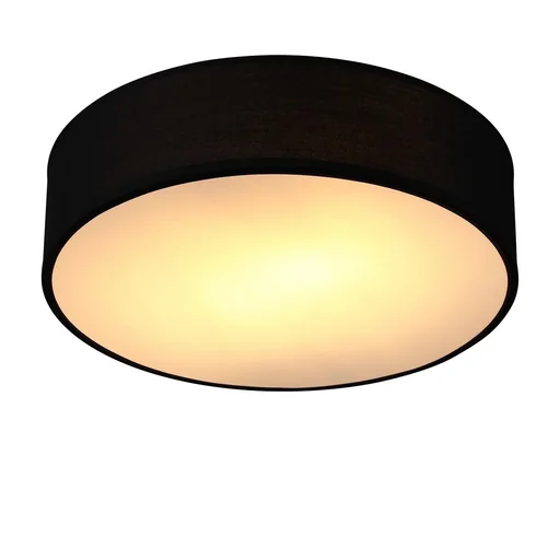 "Deckenleuchte schwarzer Stoff - Ø38cm image"