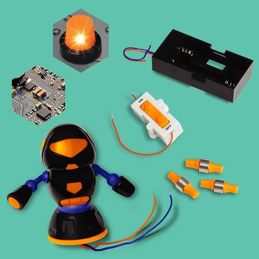 "Discovery Mindblow - Elektronisches Schaltungsexperiment - Robot Spinner image"