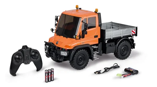 "Fahrzeug MB Unimog U300 2.4 G 100 % RTR orange 1:12 image"