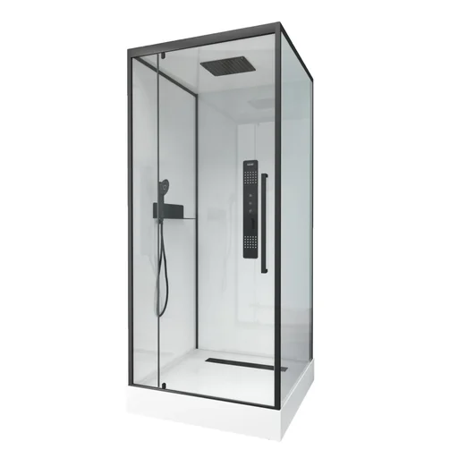 "Komplettdusche "White Square" 90 x 90 x 215 cm image"