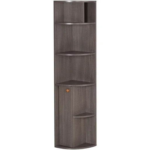 "Eck-Bücherregal, grau image"