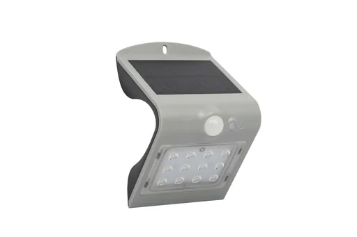 "Solar LED Wandleuchte mit Bewegungssensor image"