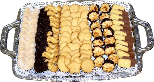 "Gebäckmischung, 500g mit 5 verschiedenen köstlichen Weihnachtsgebäck-Klassiker image"