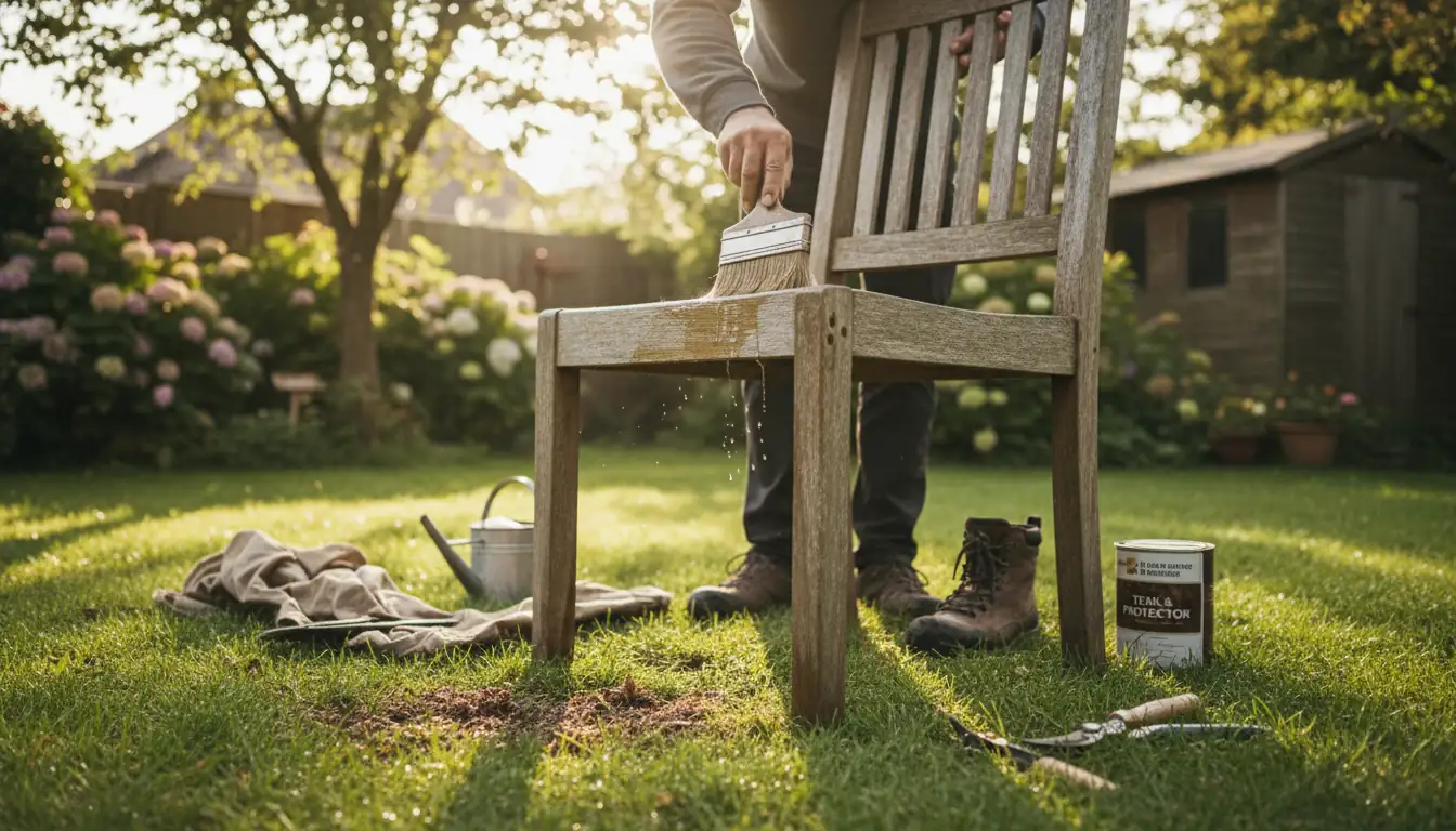 oiling-wooden-chair