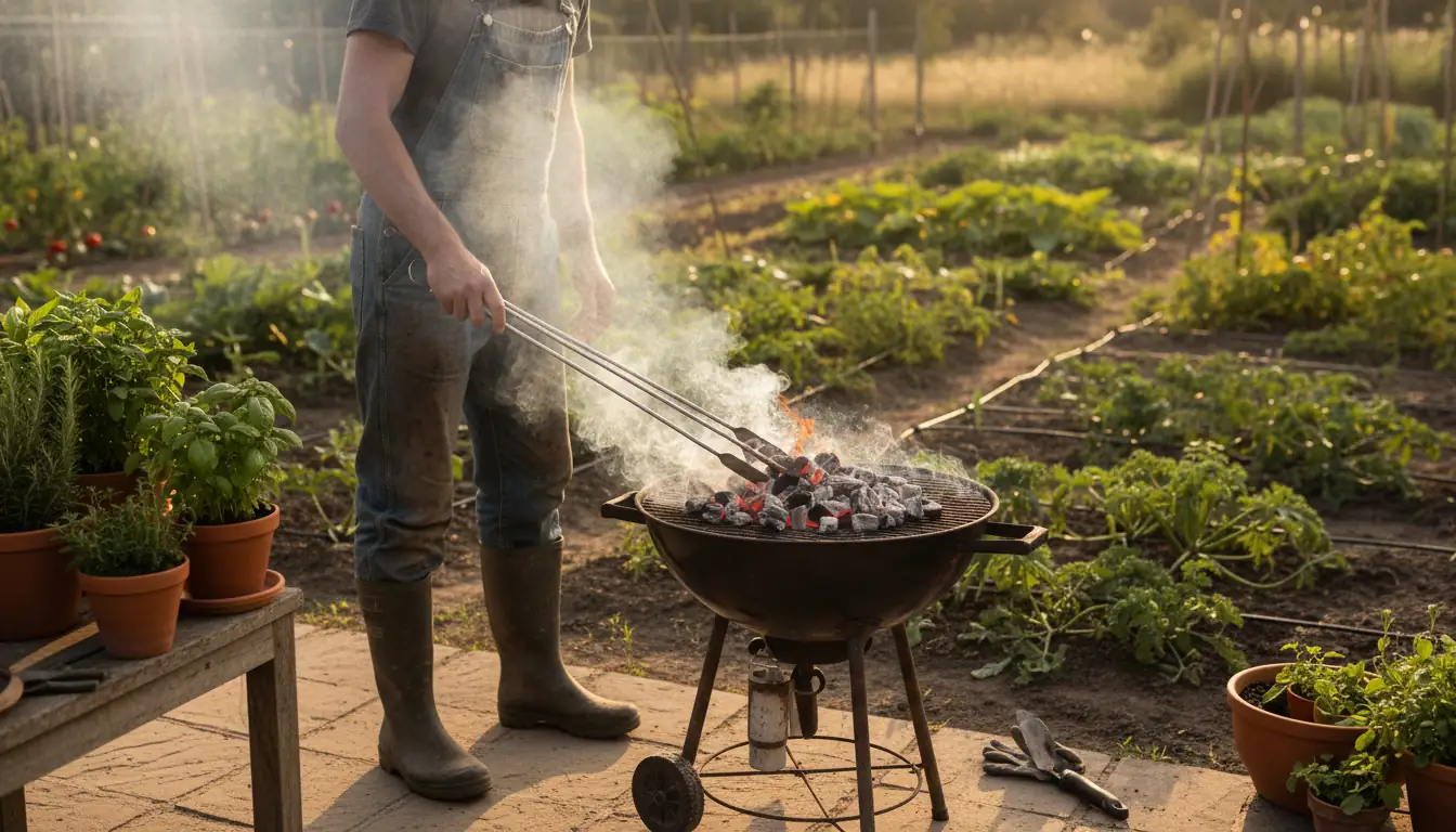 preparing-grill-coals